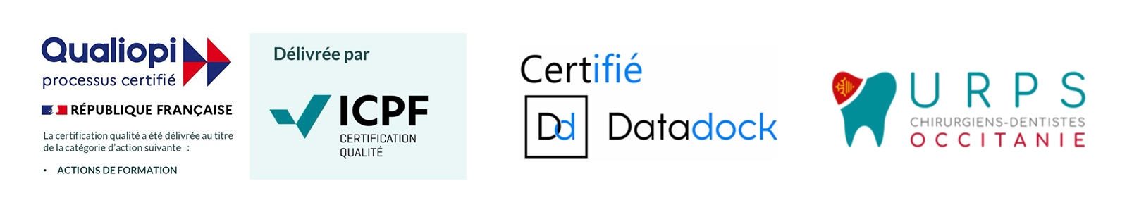 Certification Qualiopi / Datadock / URPS